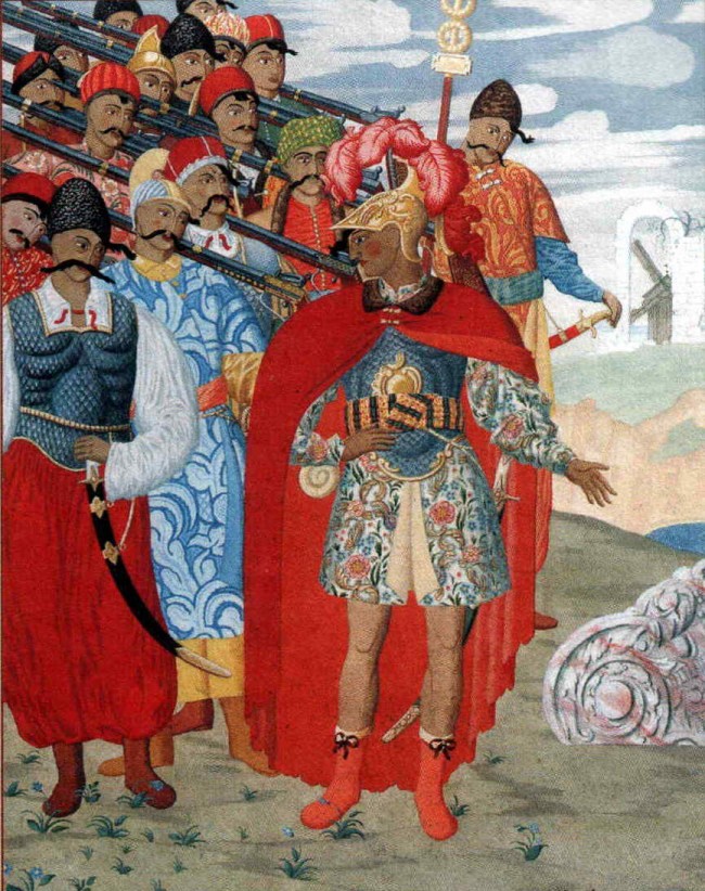 Сочинение по картине: Нарбут - "Иллюстрация к пооэме И.Котляревского «Энеида»"